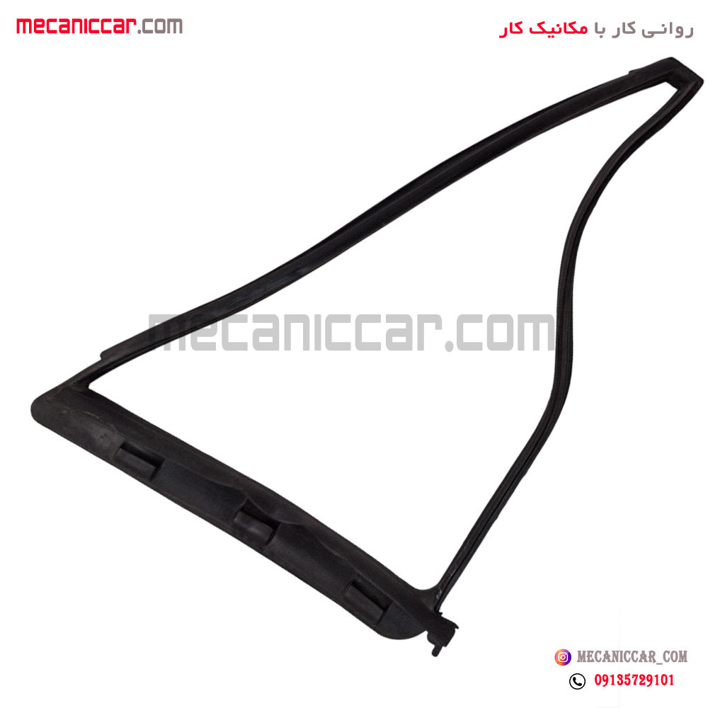 نوار دور شیشه لچکی درب عقب چپ پراید