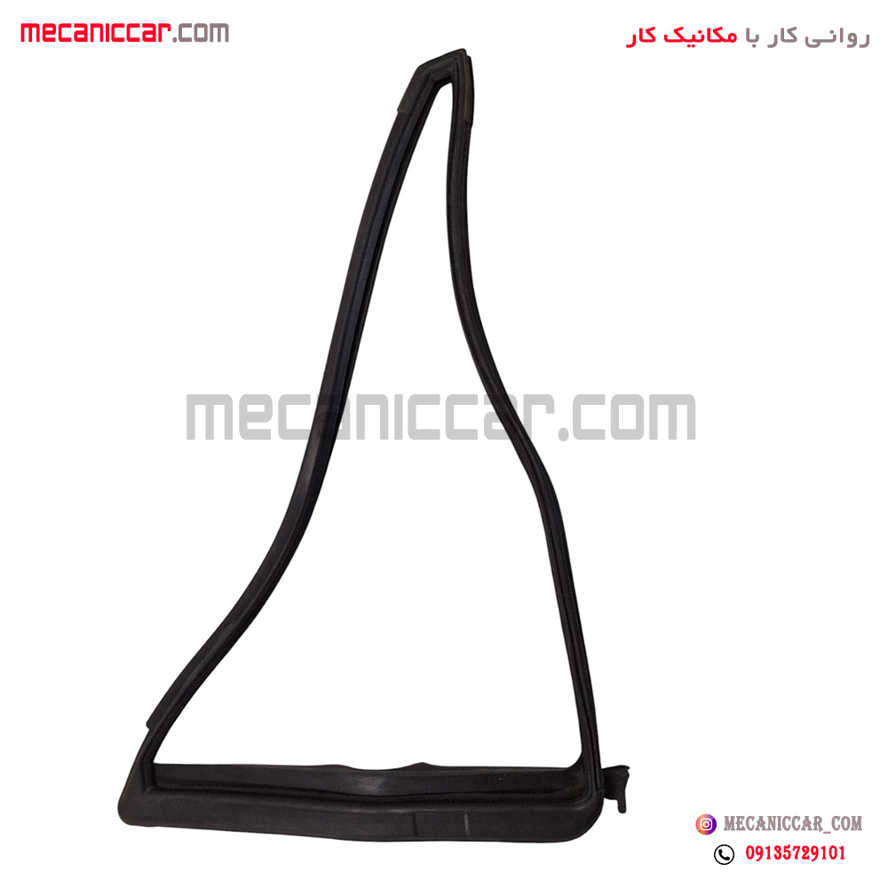 نوار دور شیشه لچکی درب عقب راست پراید