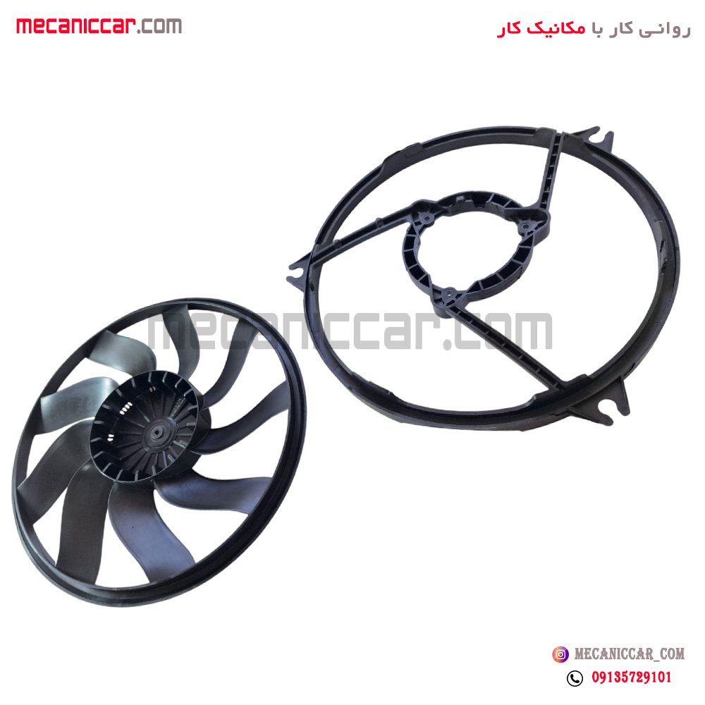 پروانه فن بهینه توربو با دیاق پژو 206 ایده ساخت