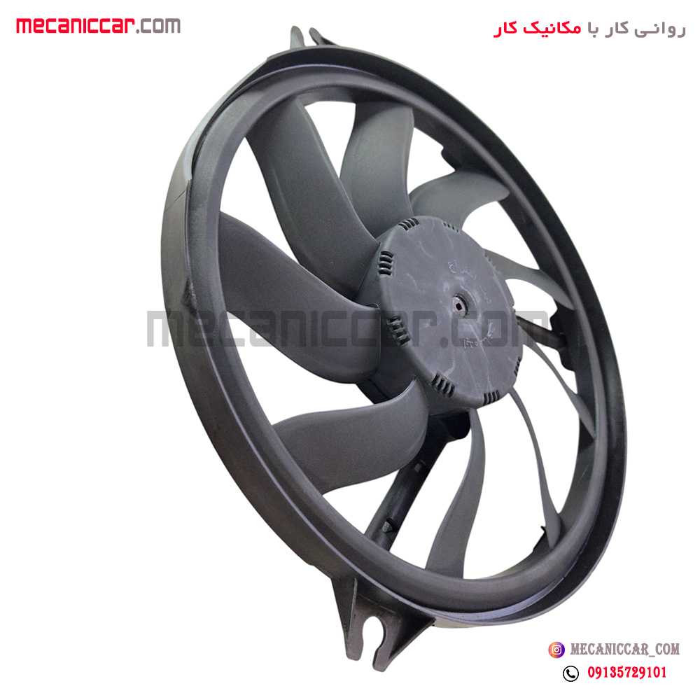 پروانه فن بهینه توربو با دیاق پژو 206 ایده ساخت