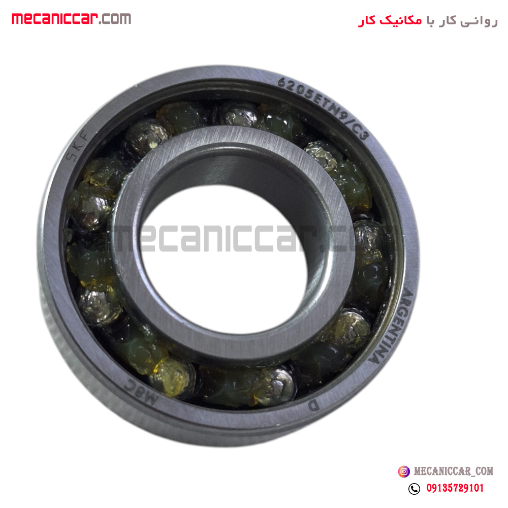 بلبرینگ دینام و گیربکس کوچک پژو 206 skf (6205)