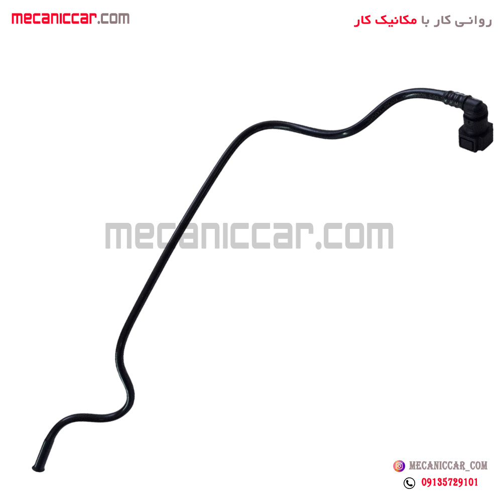 لوله پلاستیکی هواگیری باک بنزین پژو 206 مادپارت 72580