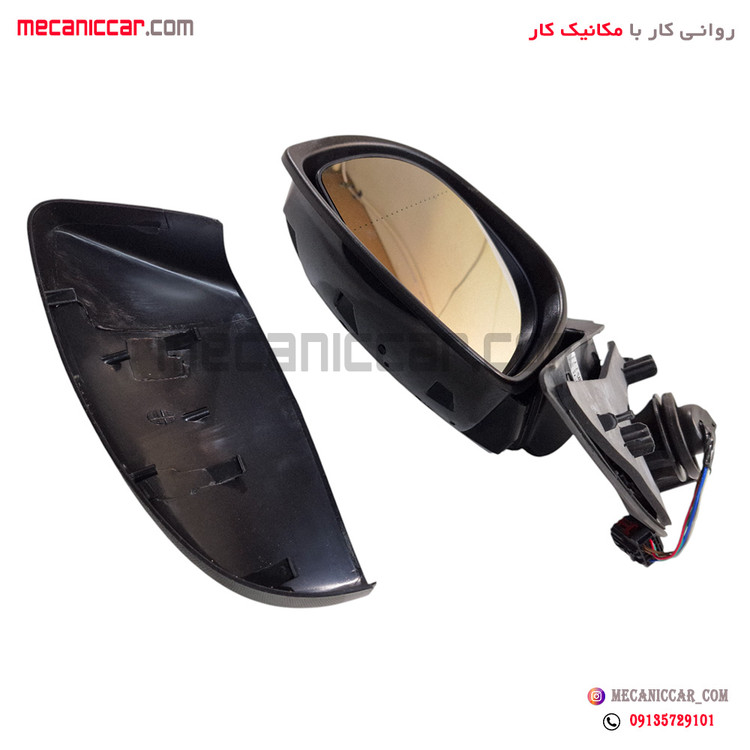 اینه کامل برقی راست راهنمادار پژو 207 کاوج