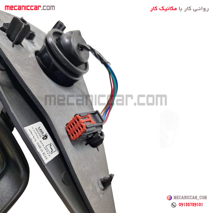 اینه کامل برقی راست راهنمادار پژو 207 کاوج