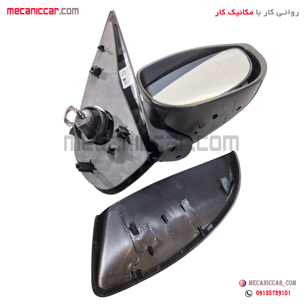 اینه کامل برقی راست راهنمادار پژو 207 کاوج