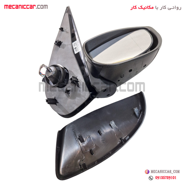 اینه کامل برقی راست راهنمادار پژو 207 کاوج