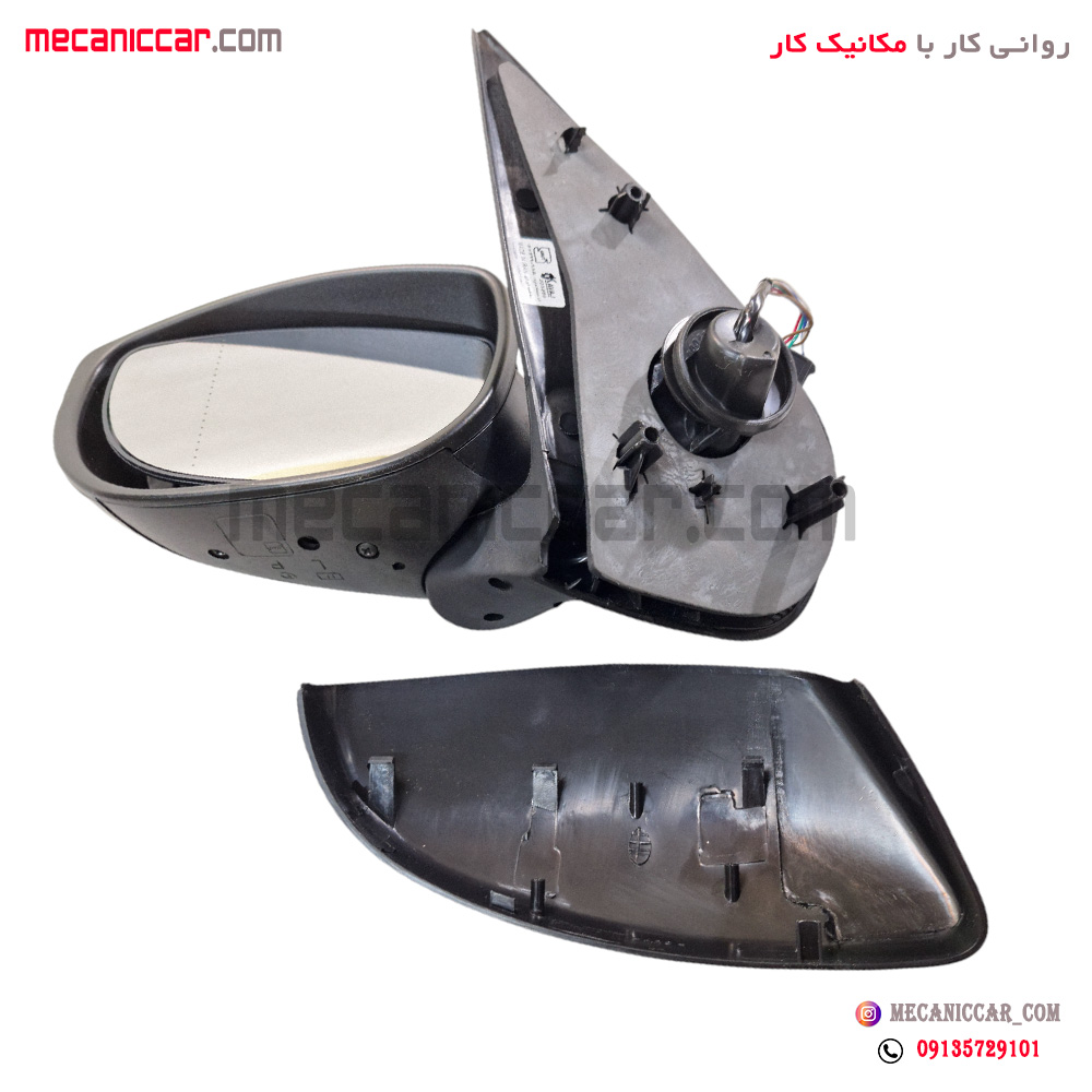 اینه کامل برقی چپ راهنمادار پژو 207 کاوج