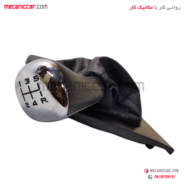 دسته دنده کامل مونتاژ شده با قاب گردگیر جدید پژو پارس کروز