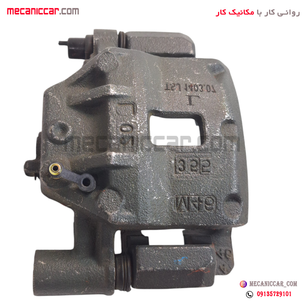 سیلندر ترمز (کالیپر) چرخ جلو سمت راست بهینه تیبا و ساینا ترمزسازان