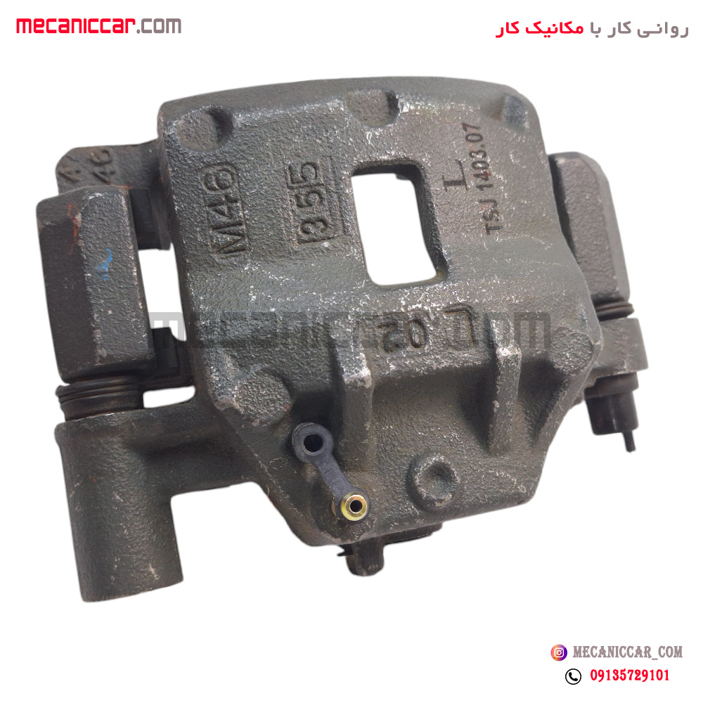 سیلندر ترمز (کالیپر) چرخ جلو سمت چپ بهینه تیبا و ساینا ترمزسازان