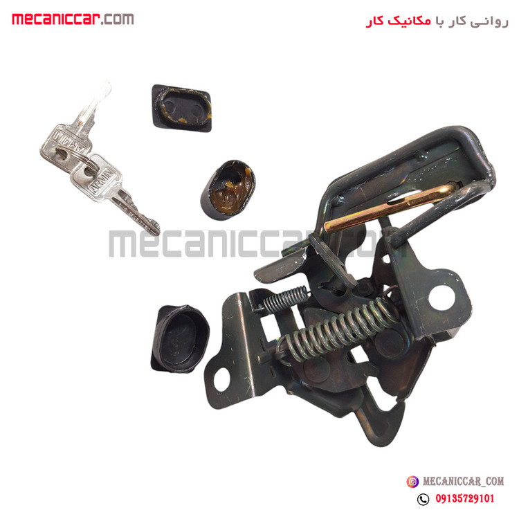 قفل درب موتور (کاپوت) ضد سرقت کلید دار ساینا s پیشرفت