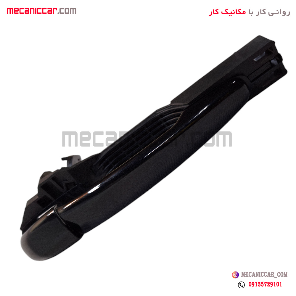 دستگیره درب بازکن بیرونی مشکی عقب چپ دنا و سمند سورن پلاس