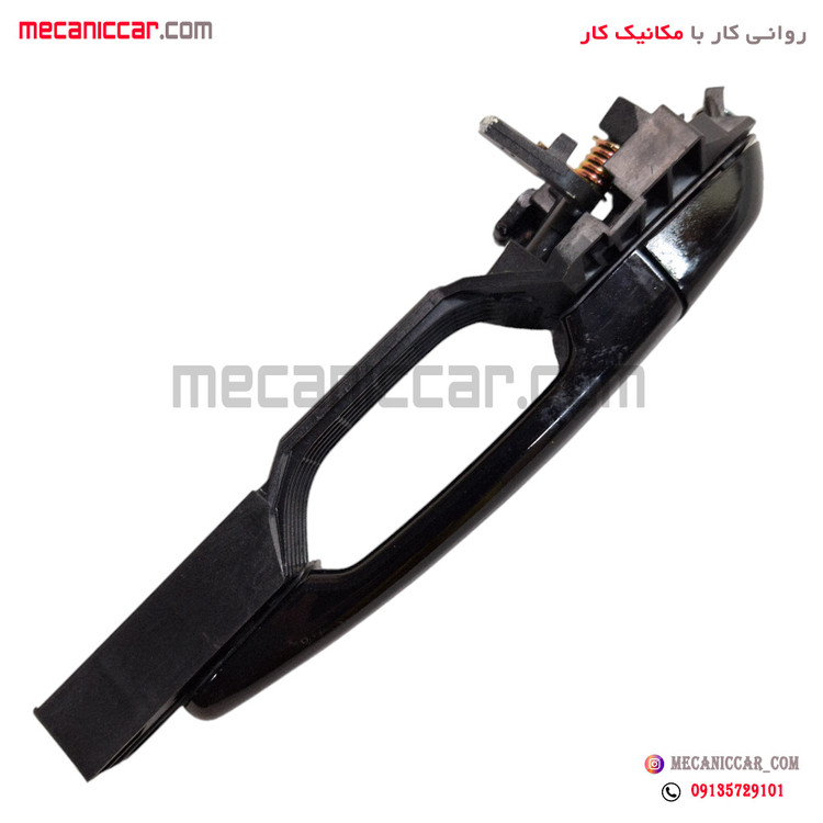 دستگیره درب بازکن بیرونی مشکی جلو راست دنا و سمند سورن پلاس