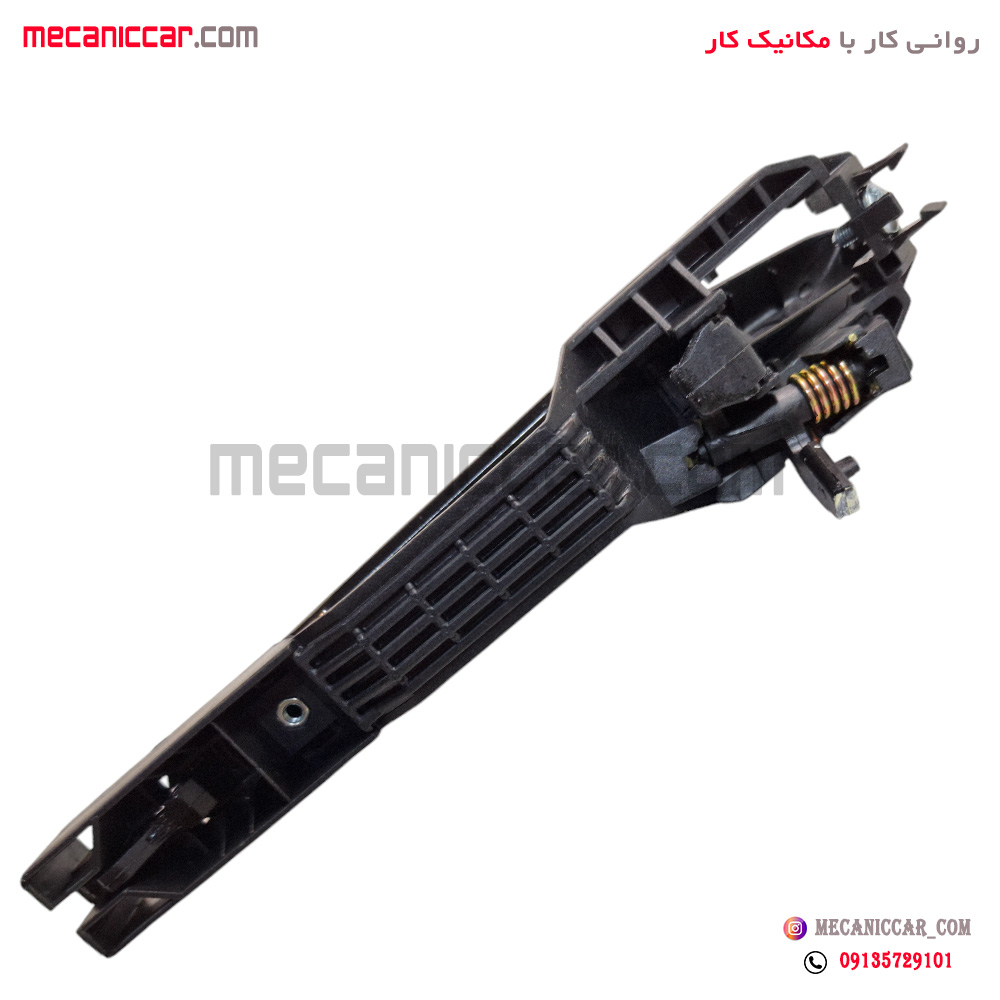 دستگیره درب بازکن بیرونی مشکی جلو راست دنا و سمند سورن پلاس