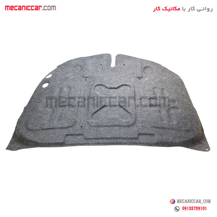 نمدی (موکت) درب موتور (کاپوت) ساینا و کوئیک جدید پیشرفت