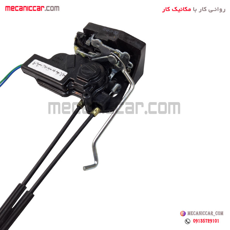 مجموعه قفل کابلی کامل درب عقب راست با محرک ساینا و تیبا متک