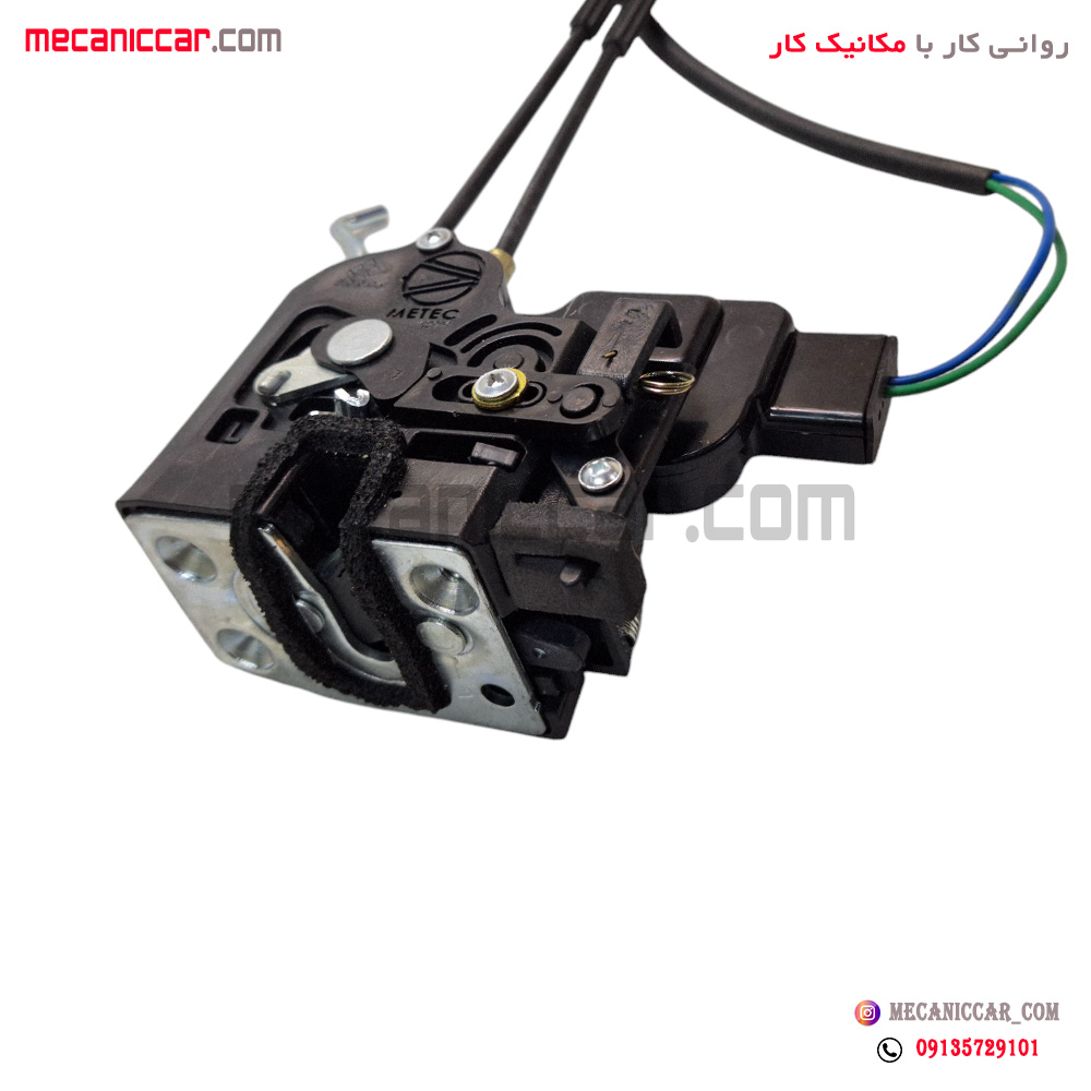 مجموعه قفل کابلی کامل درب عقب چپ با محرک ساینا و تیبا متک