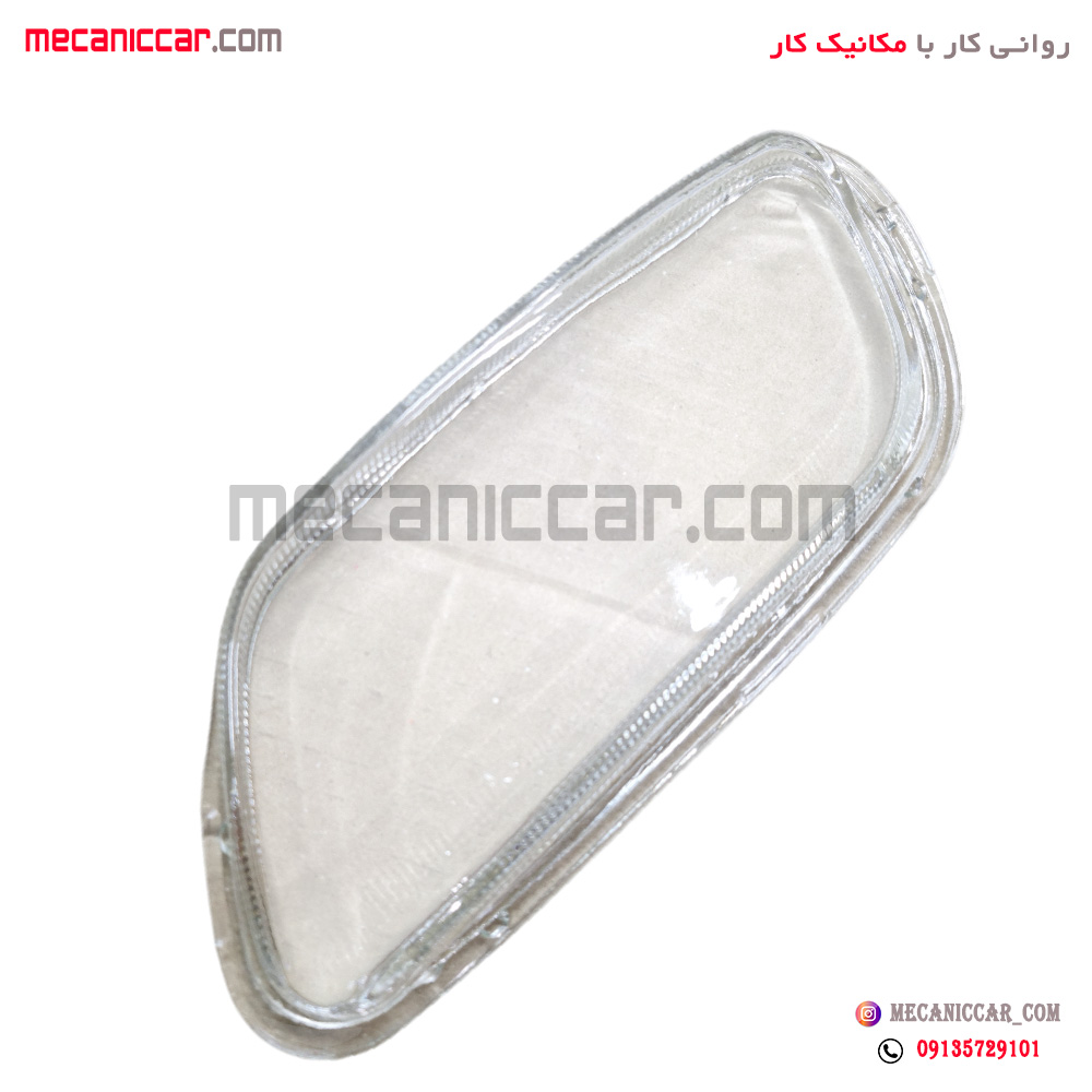 شیشه چراغ مه شکن (پرژکتور) چپ شفاف پژو پارس