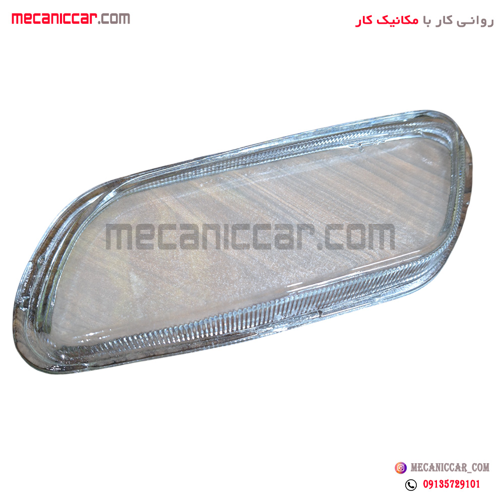 شیشه چراغ مه شکن (پرژکتور) چپ شفاف پژو پارس