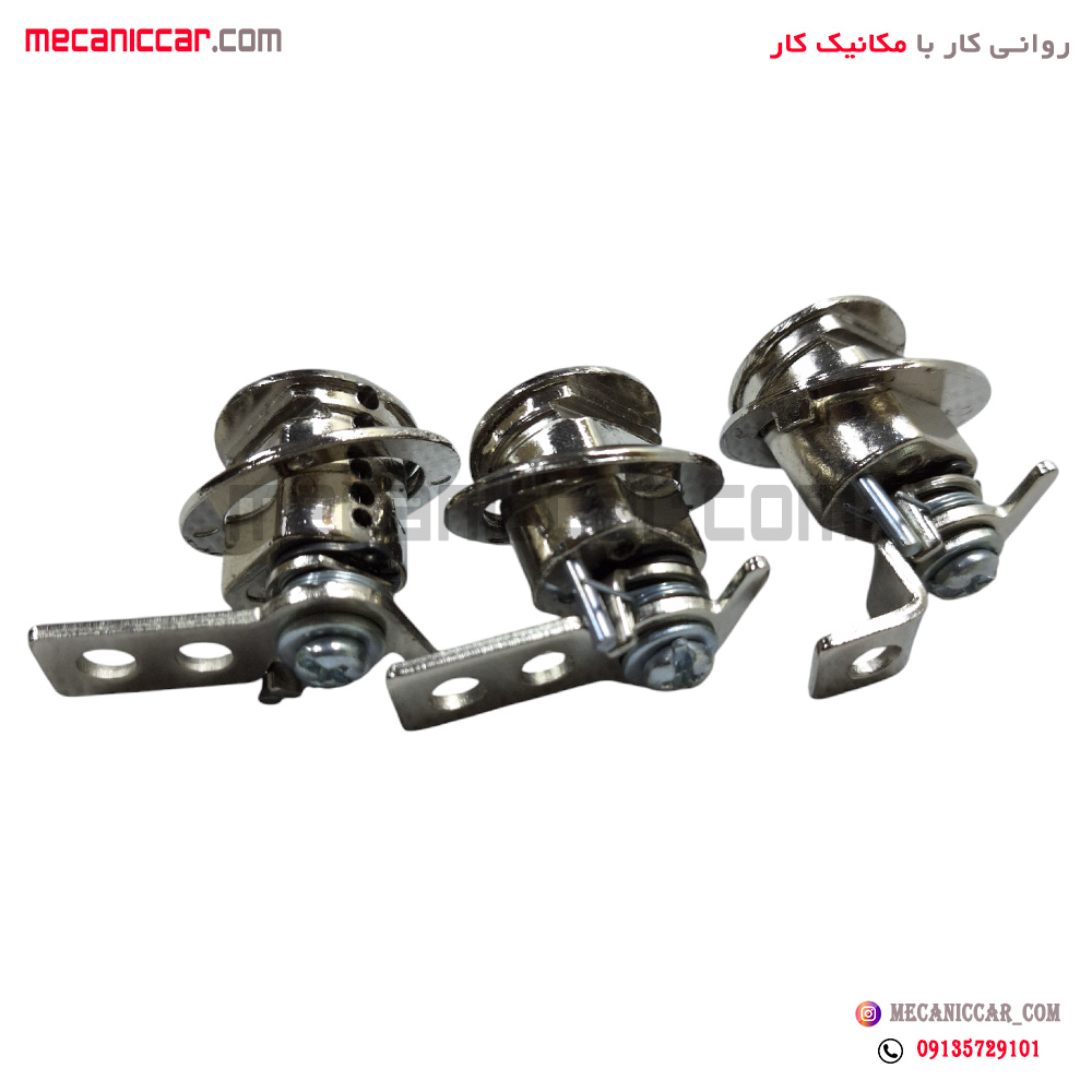 قفل سوئیچی درب های جانبی و صندوق عقب ضد سرقت پژو 405 و پارس جدید (سه گانه) تیتان