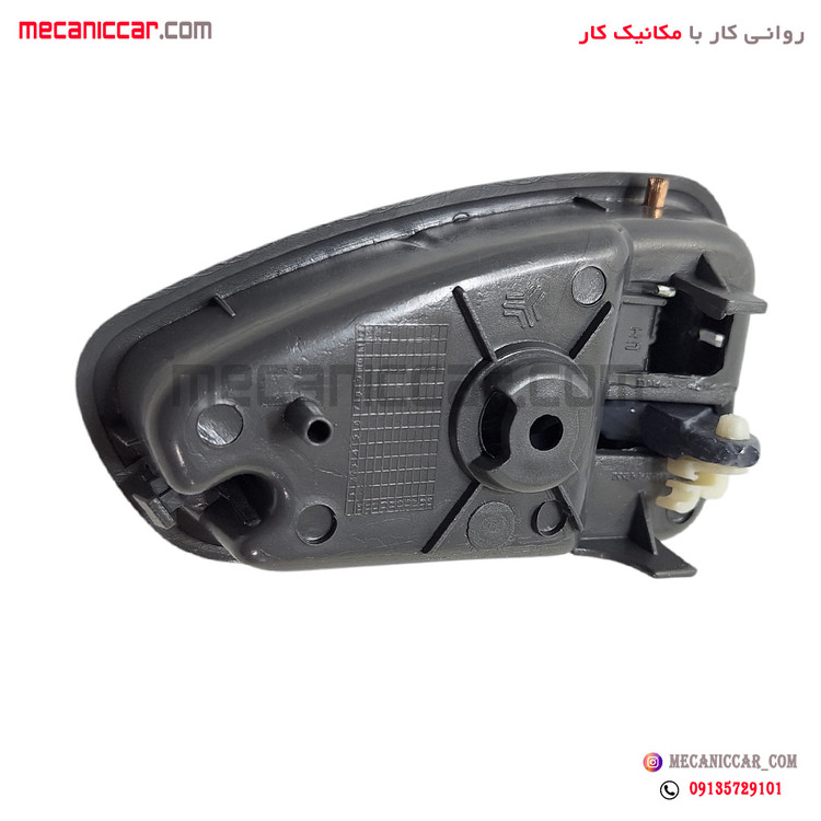 دستگیره درب بازکن داخلی چپ فلزی طوسی پراید 131 و 111