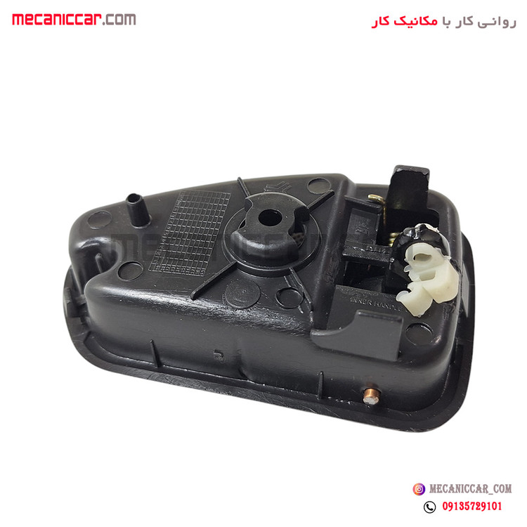 دستگیره درب بازکن داخلی چپ فلزی مشکی پراید 131 و 111
