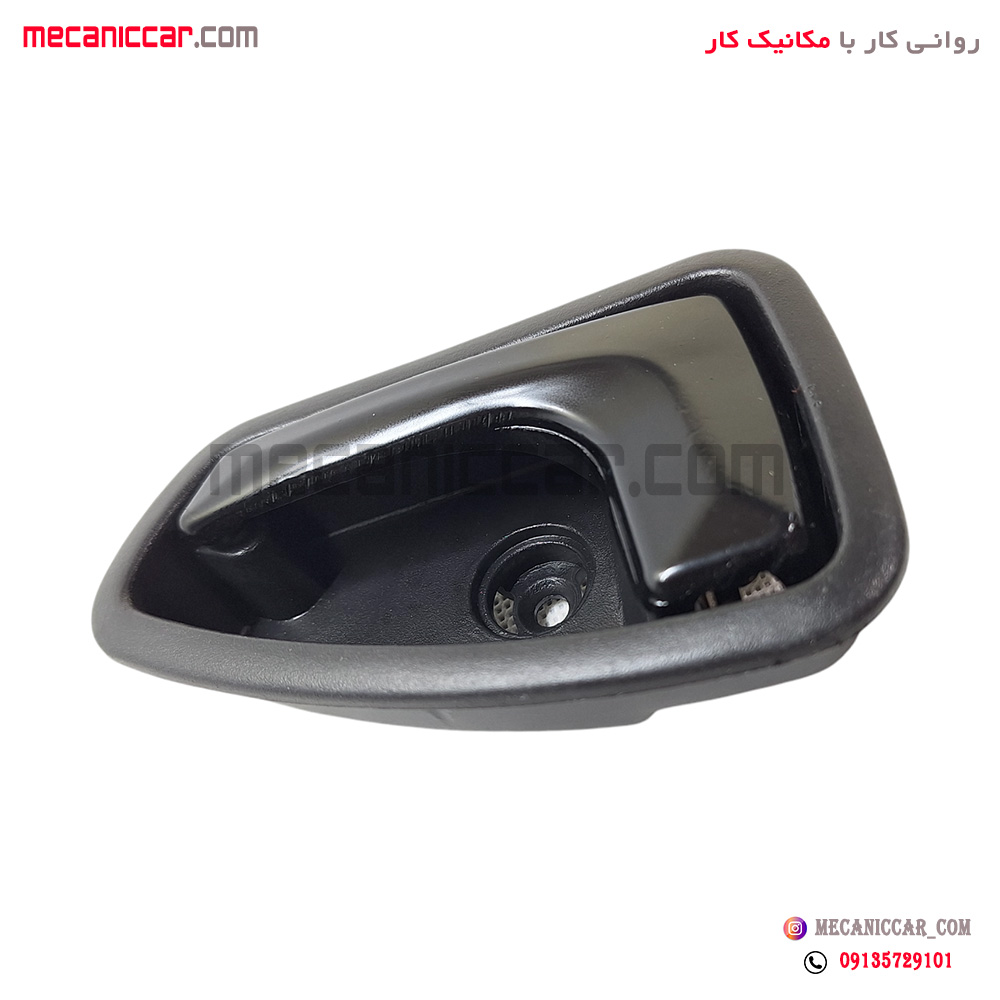 دستگیره درب بازکن داخلی چپ فلزی مشکی پراید 131 و 111