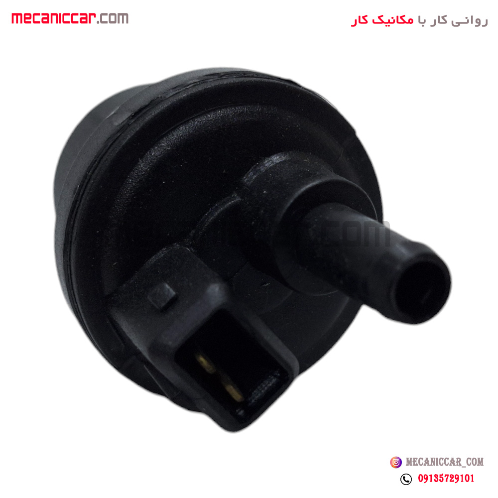 شیر برقی کنیستر بنزین مشکی با پایه پراید سایپایدک
