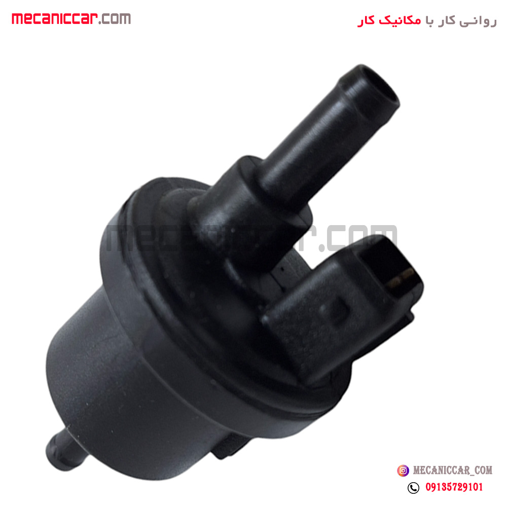 شیر برقی کنیستر بنزین مشکی با پایه پراید سایپایدک