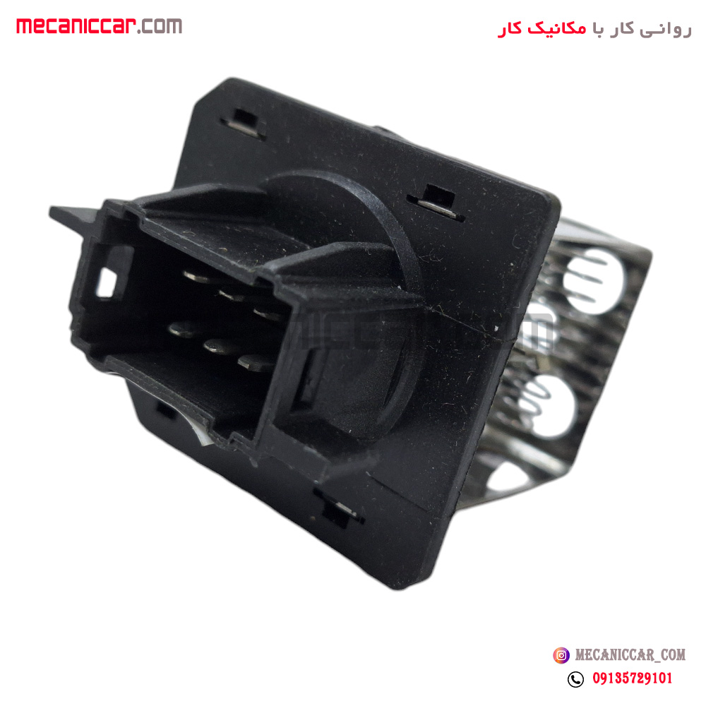 ماژول فن تهویه اتوماتیک (مقاومت بخاری) 6 فیش پژو 206