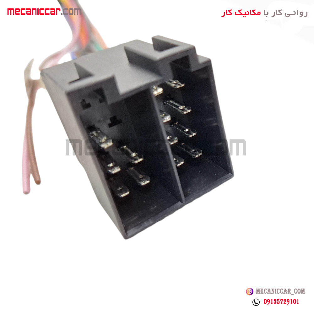 قاب دور دریچه هوا کولر و بخاری و ضبط وسط داشبورد مانیتوردار 9 اینچ دنا