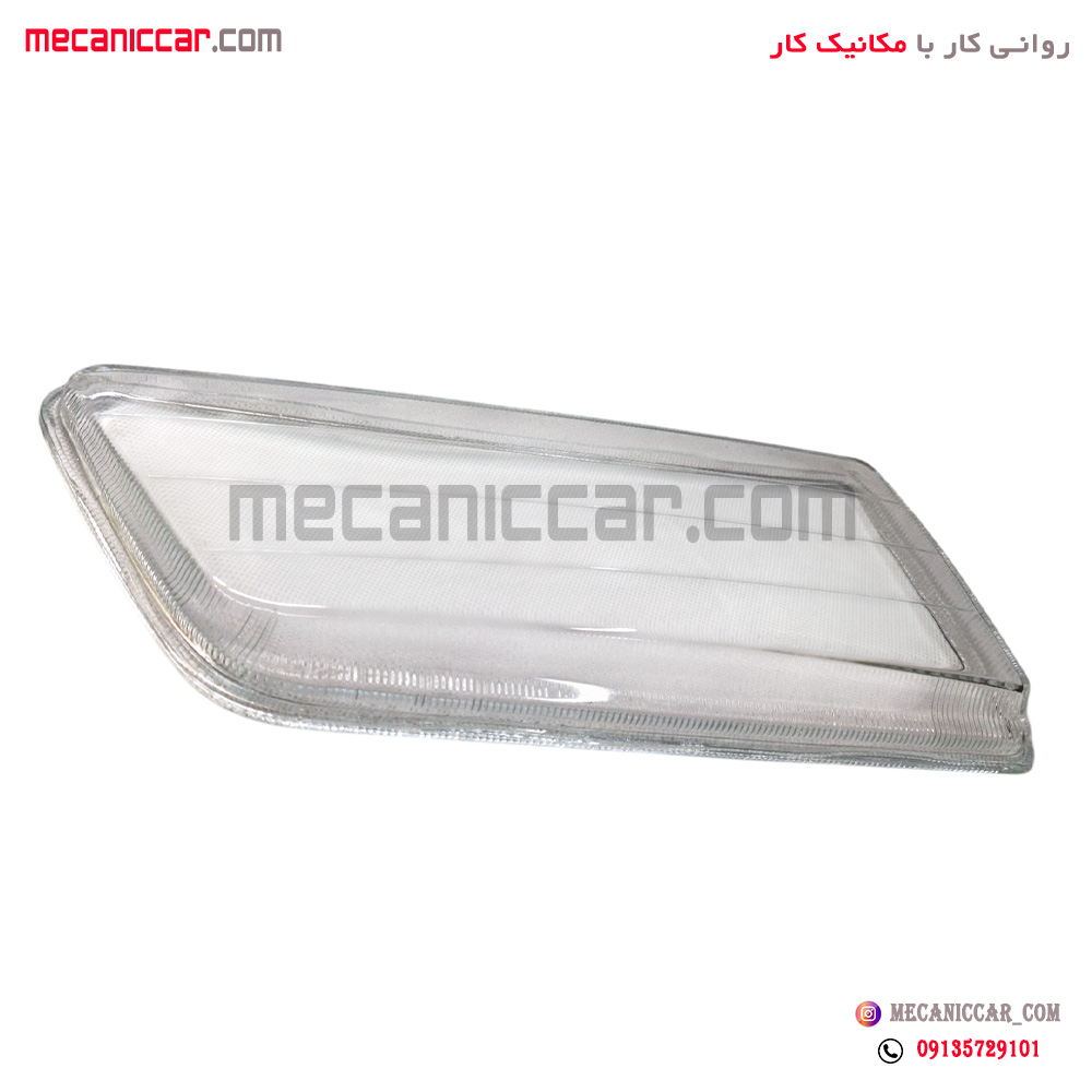 شیشه چراغ جلو راست شفاف پژو 405 کاوج
