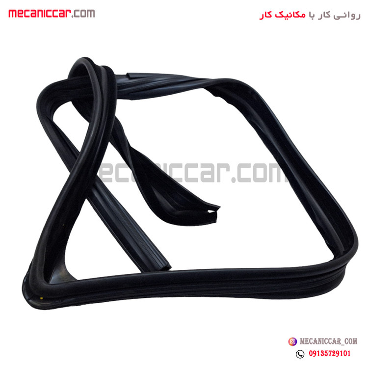نوار دور کلاف شیشه (ماهوتی) عقب چپ ال نود l90