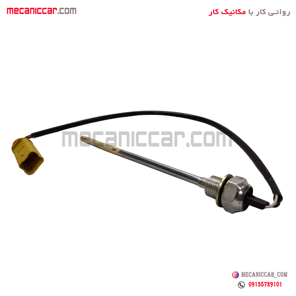 سنسور (فشنگی) سطح روغن سوکت زرد سه فیش پژو 206 تیپ 5 دناکو
