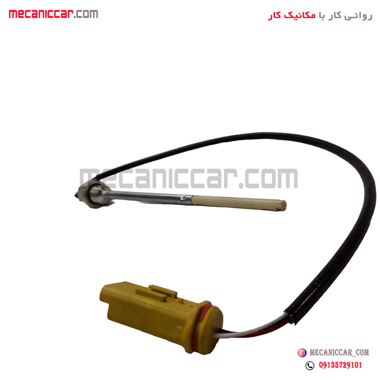 سنسور (فشنگی) سطح روغن سوکت زرد سه فیش پژو 206 تیپ 5 دناکو