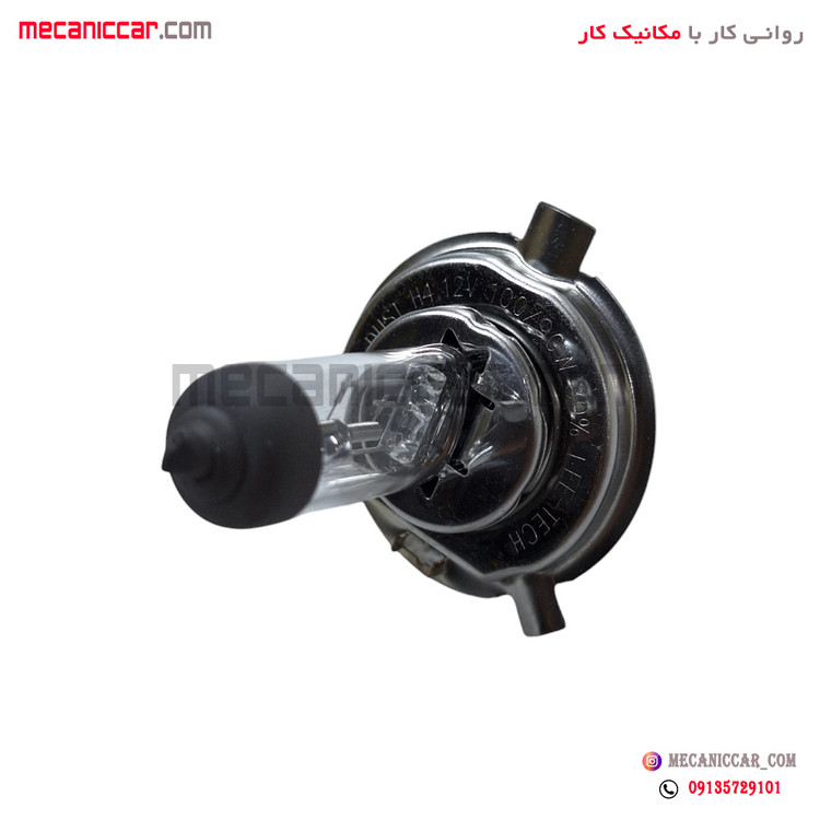 لامپ چراغ جلو سه خار وات بالا پراید و پژو 405 H4 12V 100/90W ماندو