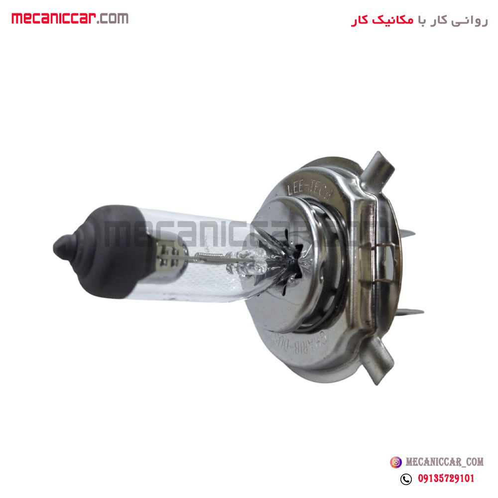لامپ چراغ جلو سه خار وات بالا پراید و پژو 405 H4 12V 100/90W ماندو