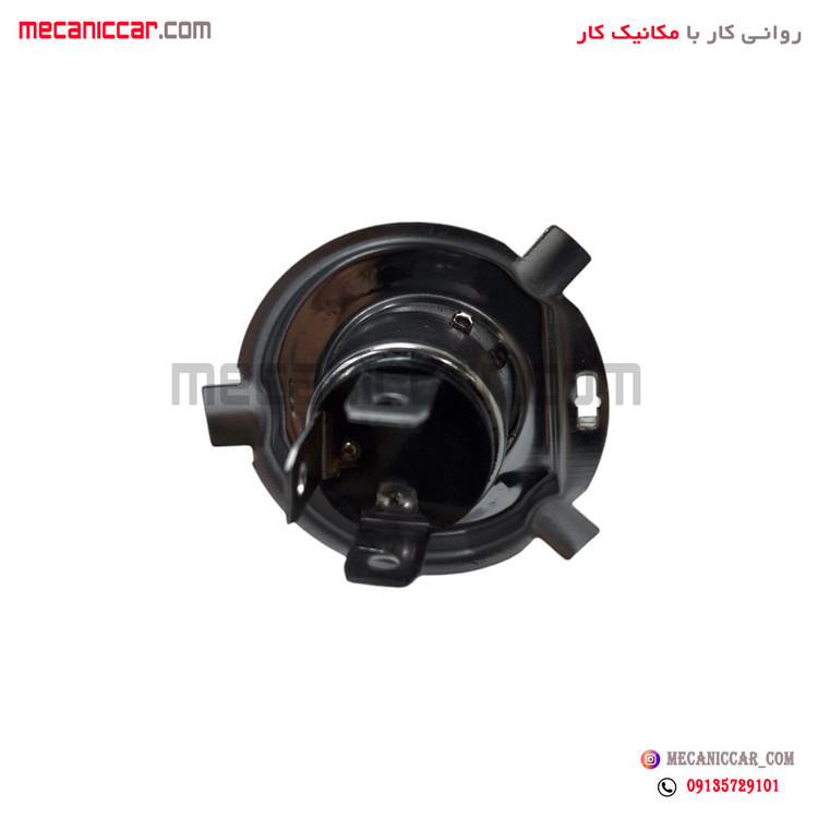 لامپ چراغ جلو سه خار وات بالا پراید و پژو 405 H4 12V 100/90W ماندو