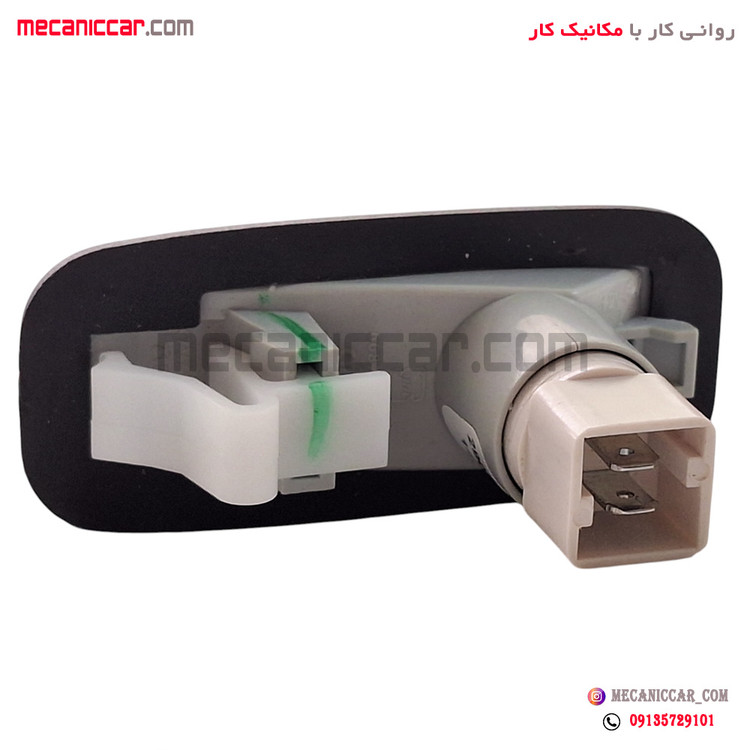 چراغ راهنما رو گلگیر سفید با لامپ سمند سورن و رانا تهران فام
