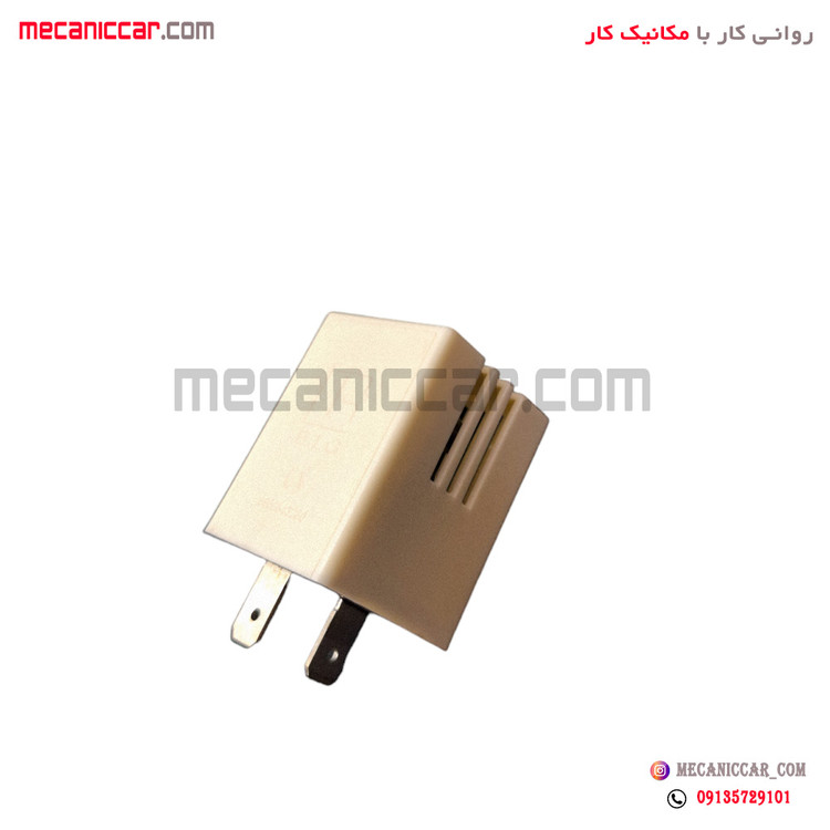 رله هشدار دهنده پشت امپر سفید پژو 405 و پارس الما