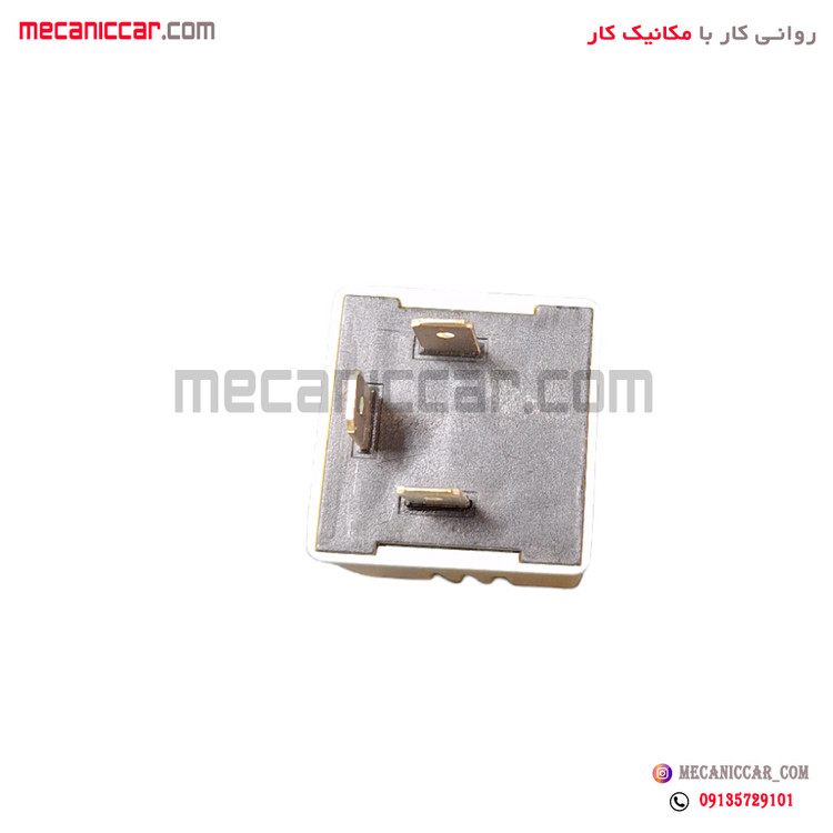 رله هشدار دهنده پشت امپر سفید پژو 405 و پارس الما