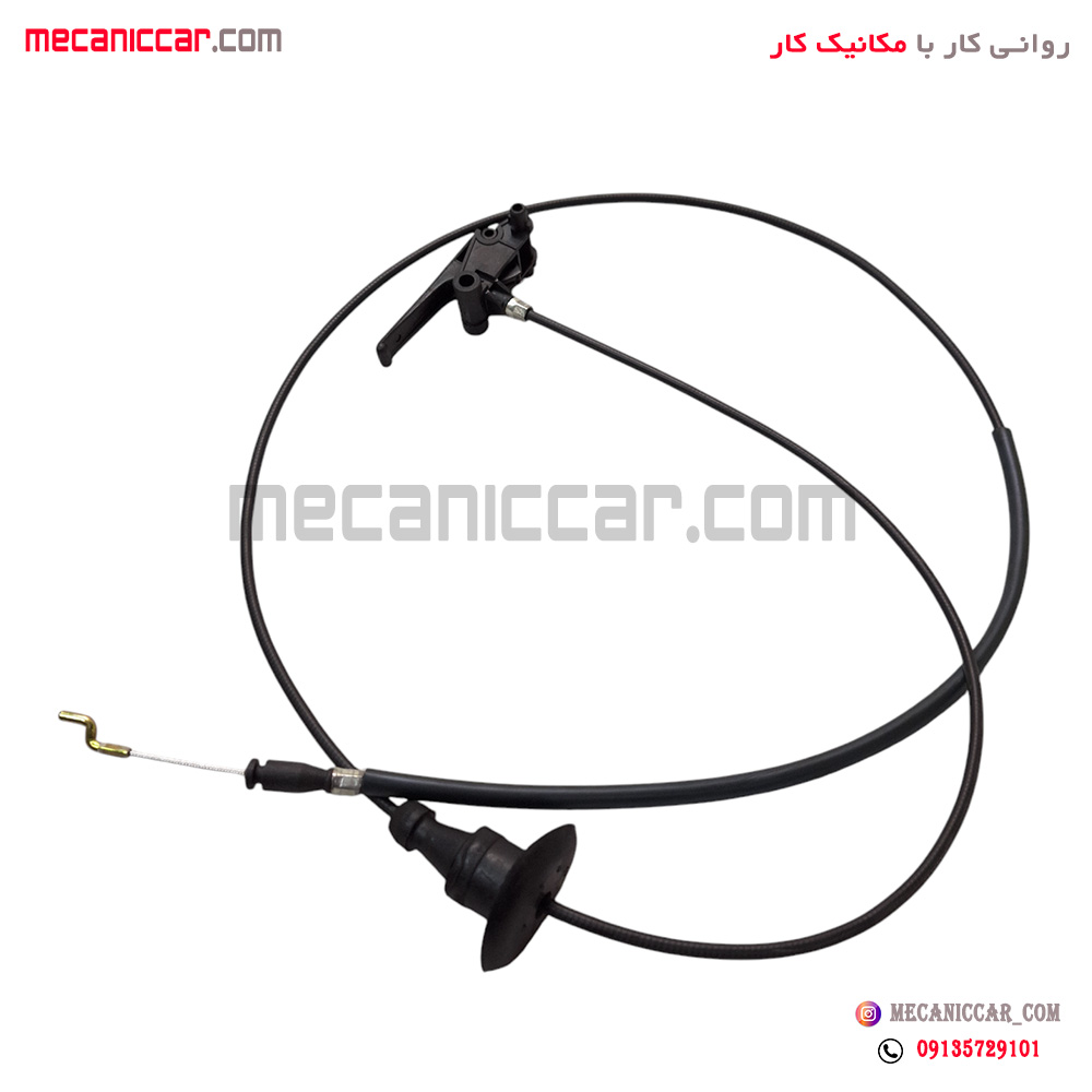 سیم (کابل) رها کننده درب موتور (کاپوت) پژو 207 جهان پارت