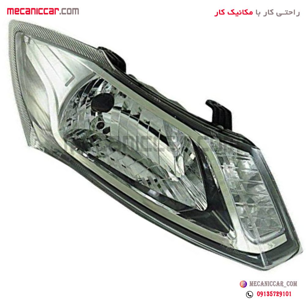 چراغ جلو راست ساینا موتوردار اس ان تی
