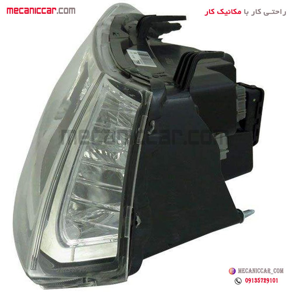 چراغ جلو راست ساینا موتوردار اس ان تی