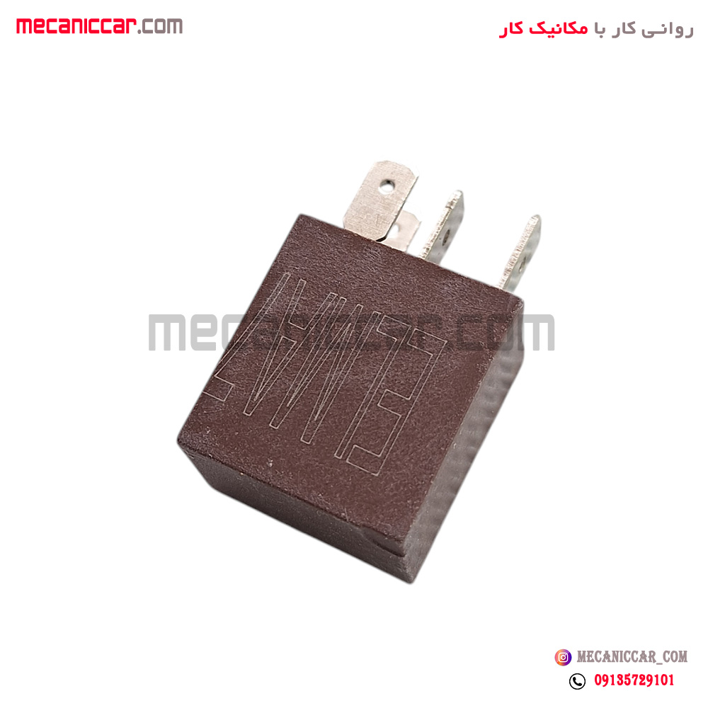 میکرو رله چهار فیش قهوه ای خودروها الما