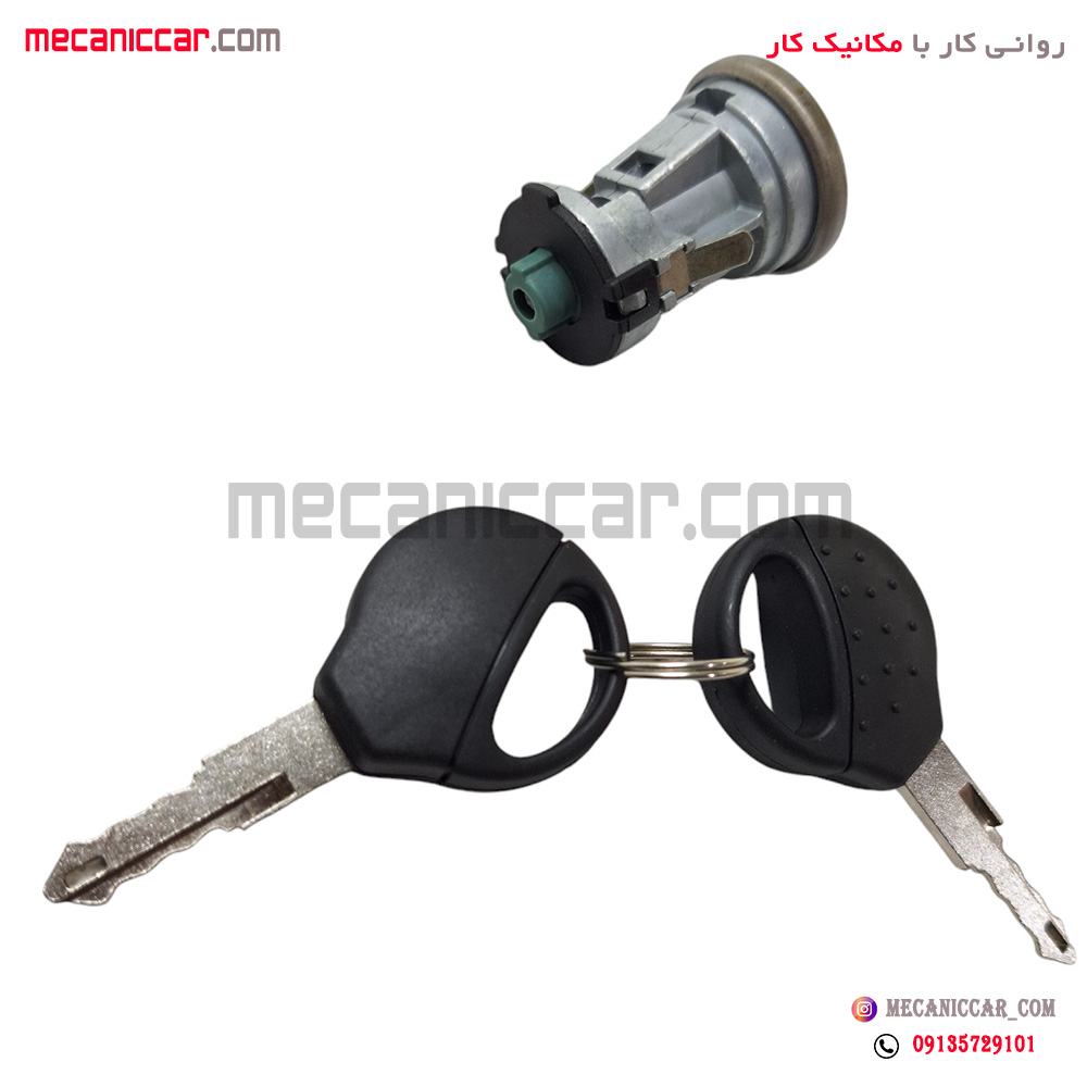 قفل سوئیچی صندوق پژو 206 صندوقدار کی کرت