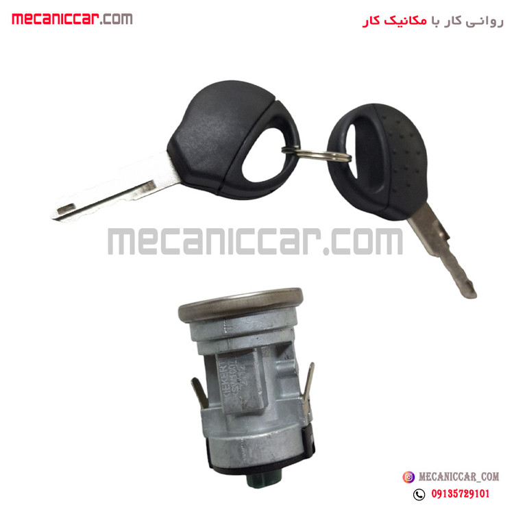 قفل سوئیچی صندوق پژو 206 صندوقدار کی کرت