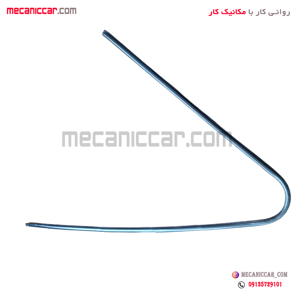 زه استیل روی نوار دور شیشه لچکی (سه گوش) عقب راست پژو پارس