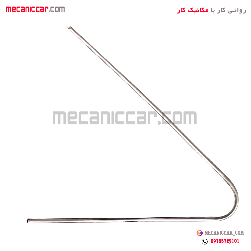 زه استیل روی نوار دور شیشه لچکی (سه گوش) عقب راست پژو پارس