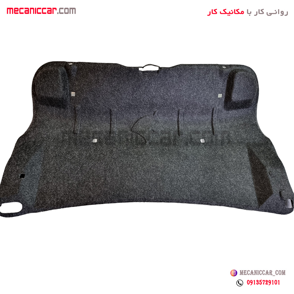 موکت (نمدی) پشت درب صندوق عقب سمند
